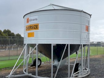 Under Auction - Nhill and District Sporting Club New Ahrens 32 tonne Field Bin Auction 
