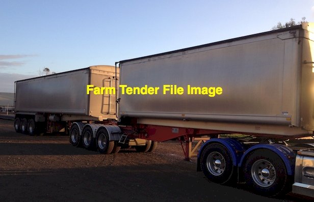 WANTED B Double Tipper Trailers