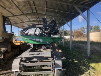 2018 Midwest Duris Premium 41 ft Front. with Wind Row Option * Comb Trailer not Available* Used on JD S680