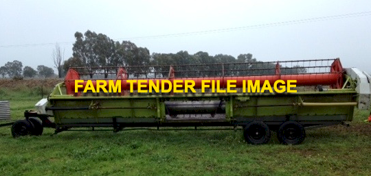 WANTED 30ft Tin Front to suit Claas Mega Header