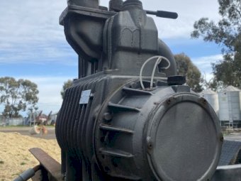 15000lt Gilltrap vacuum tank, pump, and suction hoses