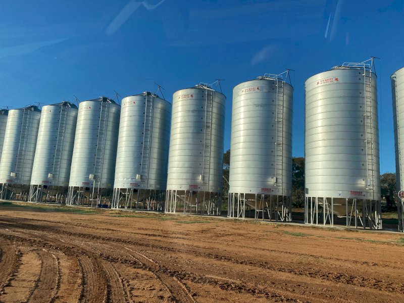 WANTED 2 x 100 tonne Macey Silo's