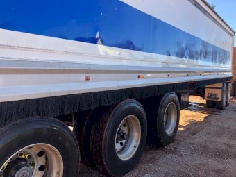 2013 Brentwood Aluminum 5 Axle Dog 34ft x 6ft Chassis Tipper Trailer