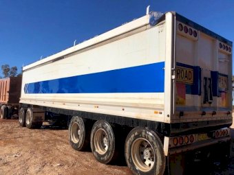 2013 Brentwood Aluminum 5 Axle Dog 34ft x 6ft Chassis Tipper Trailer