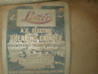 Lister Comb and Cutter Grinder