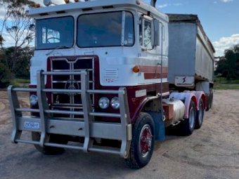Under Auction - (A198) 1978 3800 Atkinson Prime Mover with 1978 Alcan 31 ft  Trailer 