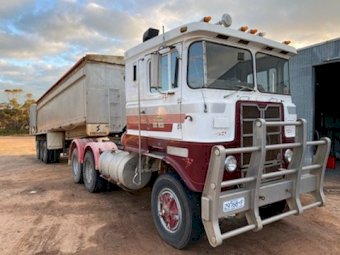 Under Auction - (A198) 1978 3800 Atkinson Prime Mover with 1978 Alcan 31 ft  Trailer 