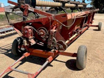 24' Case 810 Front on Trailer