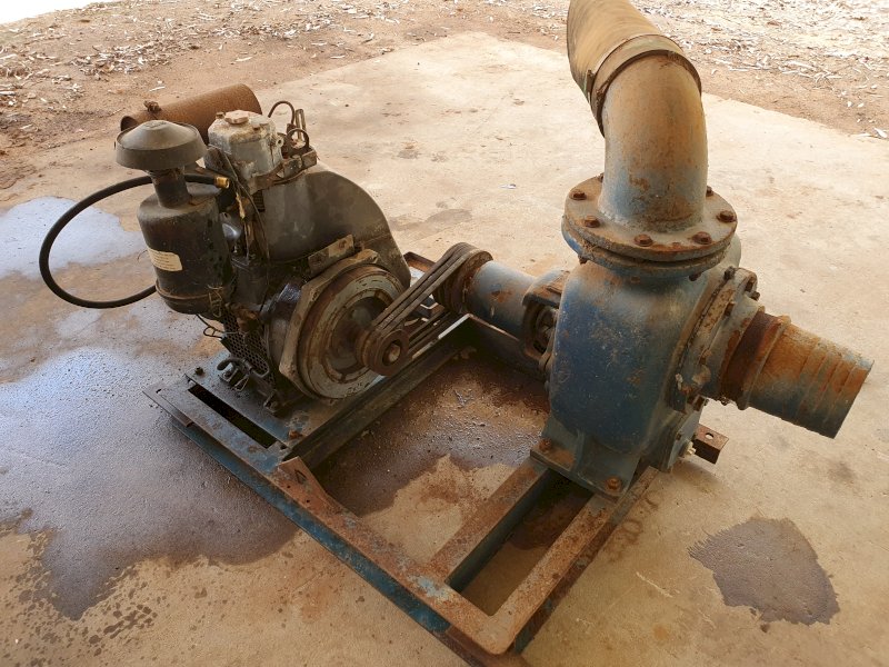 Kenflo pump 6" inch self  priming with single cylinder  diesel motor