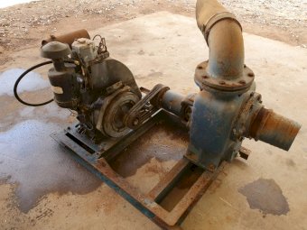 Kenflo pump 6" inch self  priming with single cylinder  diesel motor