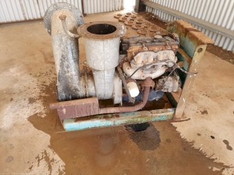 8" inch Collins Pump used ... stationary
