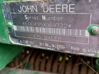 John Deere 435 Round Baler