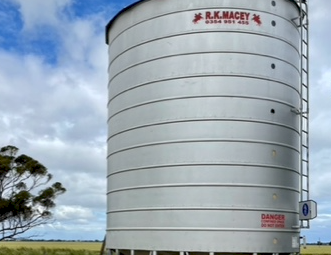 2 x RK Macey 80 tonne Silos
