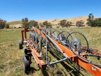 Schinckel 12 Wheel Hay Rake