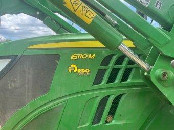 *Only 409 hours* John Deere 6110M Tractor & FEL