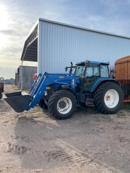 2000 New Holland TM150 Tractor with FEL