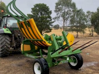 Under Auction - (A225) 2019 Hustler X5000 Trailing Bale Feeder 
