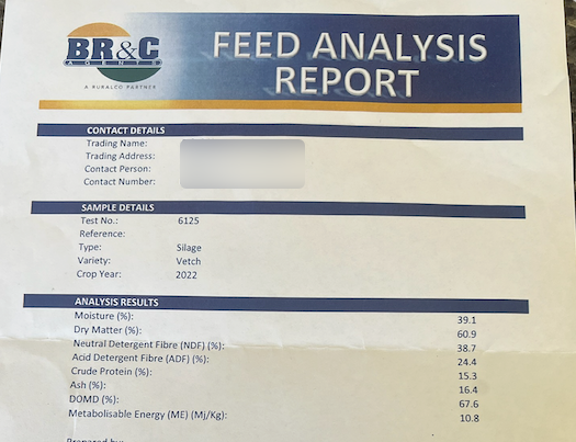 500 x Vetch Silage 4x4 Rolls (New Season 22/23)