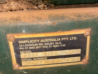 62 ft Flexicoil ST 820   Bar with Simplicity 9000 lt Cart