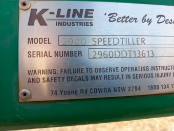 2013 K-Line 6 meter Speed Tiller