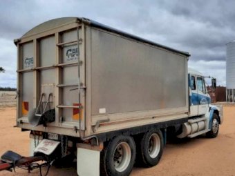 1997 Freightliner FL112 Tipper Truck with 2002 Chris Body Builders Dog Trailer