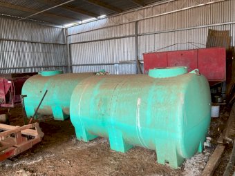 2 x 6000L Rapid Spray Poly Tanks