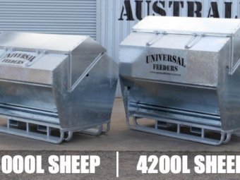Universal Sheep Feeders | Medium 3000L | Save up to $78 per feeder with Prime Ag Centre