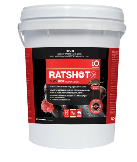 iO Ratshot Quickshot Grainbait Red 15kg
