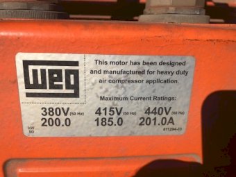 3 Phase Sullair Screw Compressor