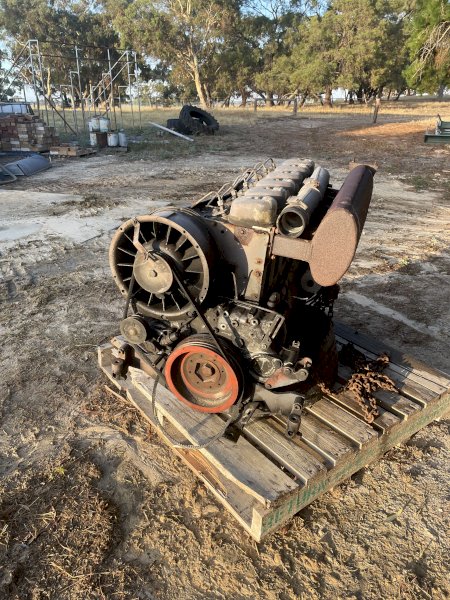 Deutz motor, off Irrigation pump.