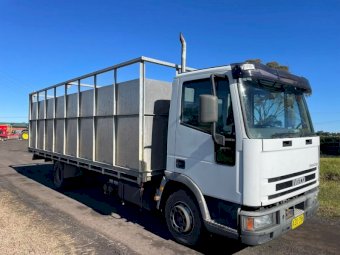 Under Auction - (A228) 2002 IVECO Euro Cargo CATTLE TRUCK 