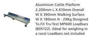 Tru-Test WEIGHING PLATFORMS - from $1,030 + GST delivered