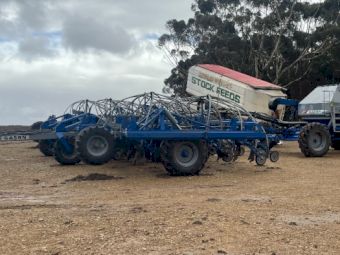 2019 Gason CT4 40ft Hydratill Airseeder Bar with Gason 2120 Triple Bin Aircart
