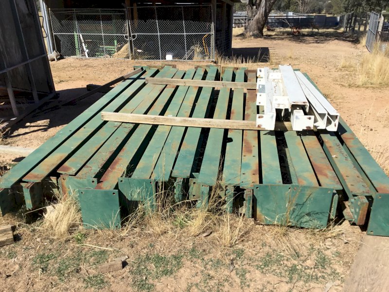 Heavy steel shed posts