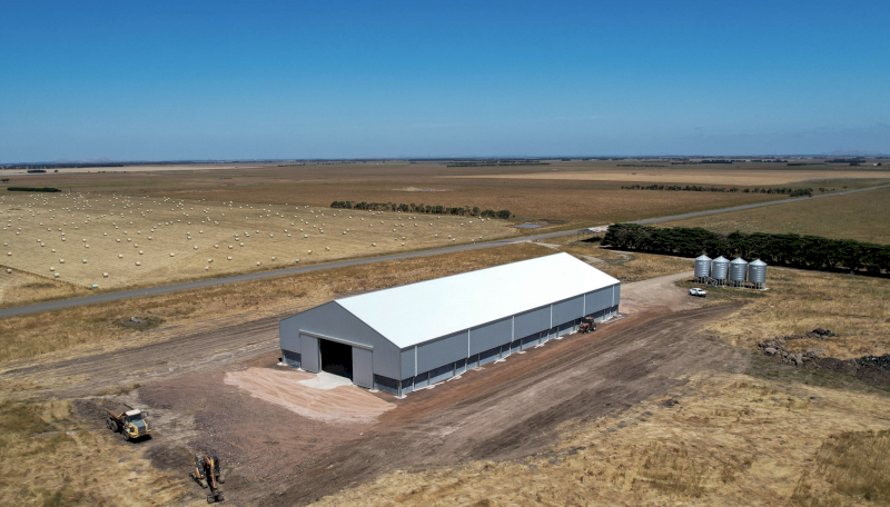 Action Steel Concrete Panel Grain Sheds & Fertiliser Sheds