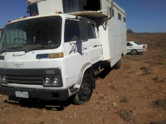 1984 Isuzu Twin Cab Truck With Horse Float