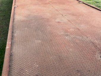 1985 Freighter 40ft Flat Top Trailer