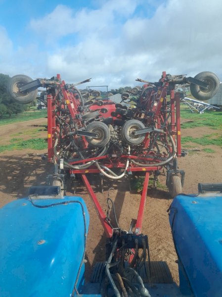1996 Ford 9680 Versatile Tractor with 46ft Air Seeder