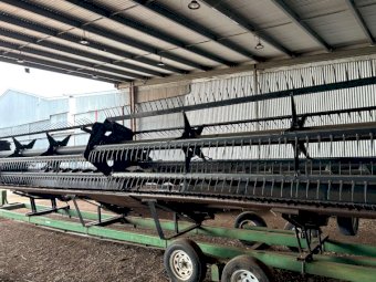 "Price Reduced" Case IH 2588 Header with MacDon 963 36ft Front