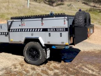 2 x Black Series Dominator Camper Trailers