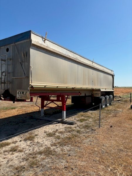 1988 Panther 34ft Aluminium Tipper Trailer