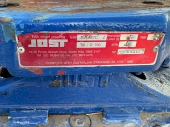Jost ball race turn table and mounting plate