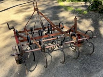 Under Auction - (A237) Triple K Kongskilde 13 tyne Scarifier (No GST Applicable) 