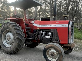 Massey Ferguson 265 Diesel Tractor with Implements