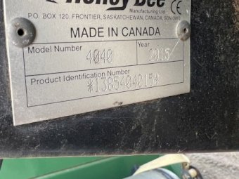 2011 John Deere 9770 Header with Fronts and Trailer