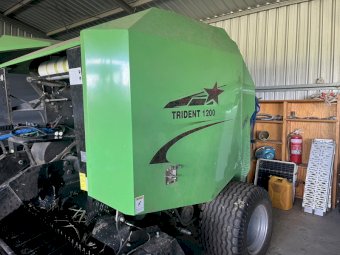 2019 Trident 1504 Tractor with FEL and Trident 1200 4x4 Round Baler