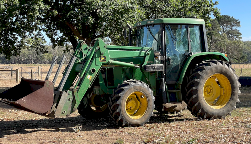 1998 John Deere 6300 Tractor with 640 Loader