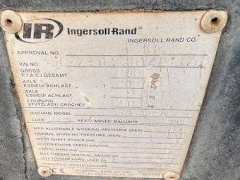 Ingersoll Rand 120cfm Diesel Compressor