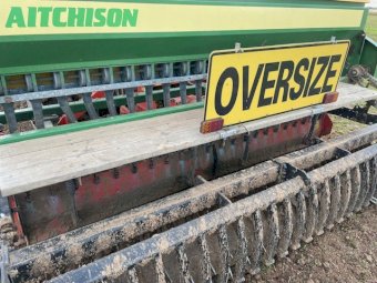 Mascio Power Harrow with Aitchison Seedbox