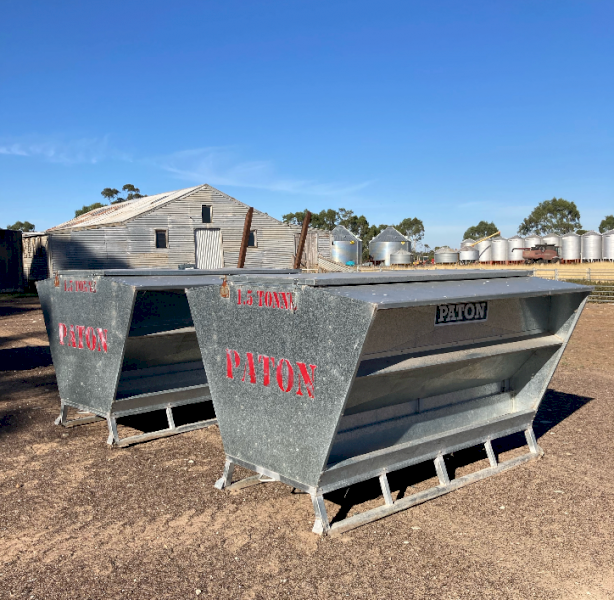 New 1.5 tonne Paton Feeders x 2